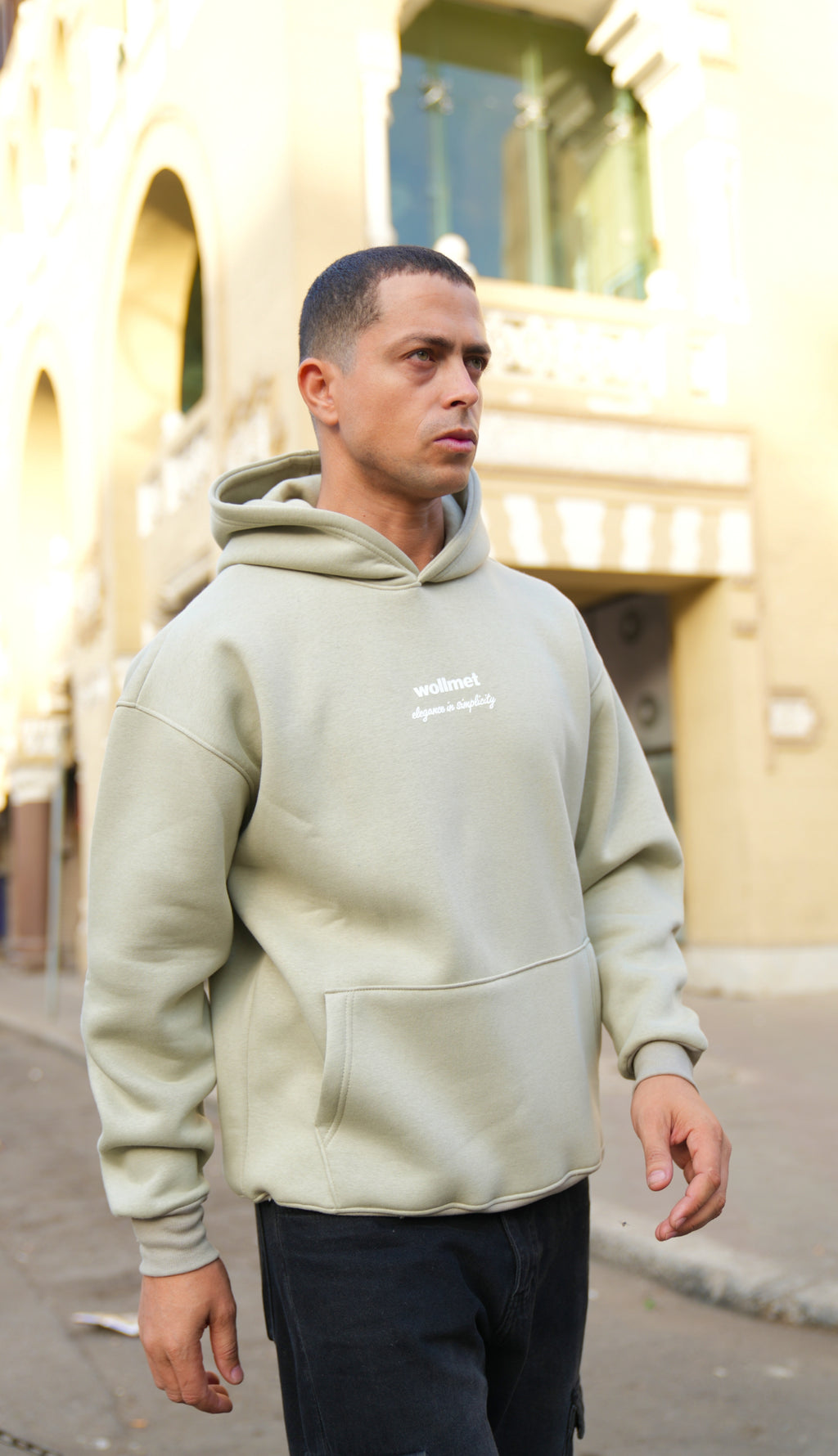 Light Mint Green Oversized Hoodie
