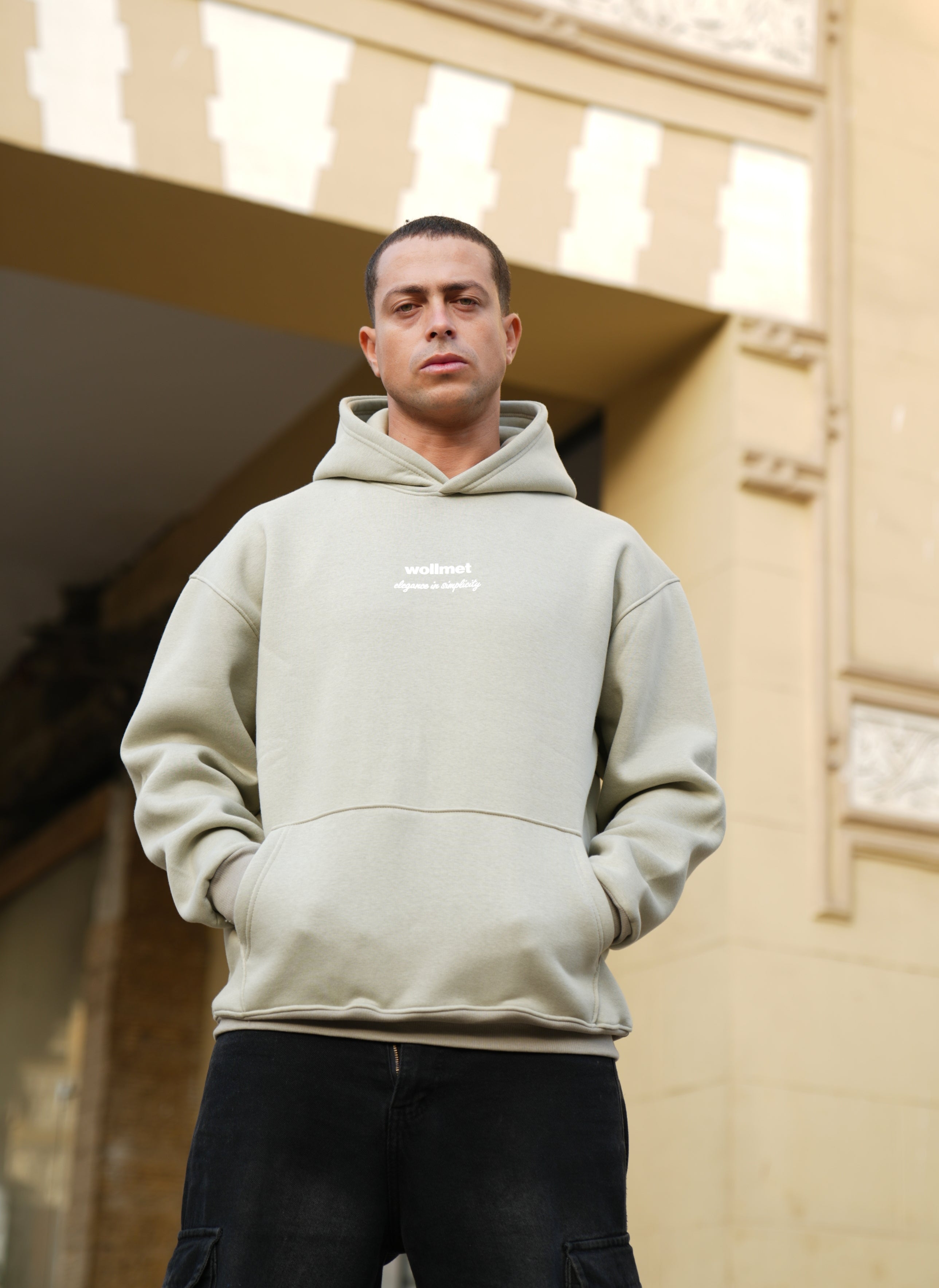 Light Mint Green Oversized Hoodie