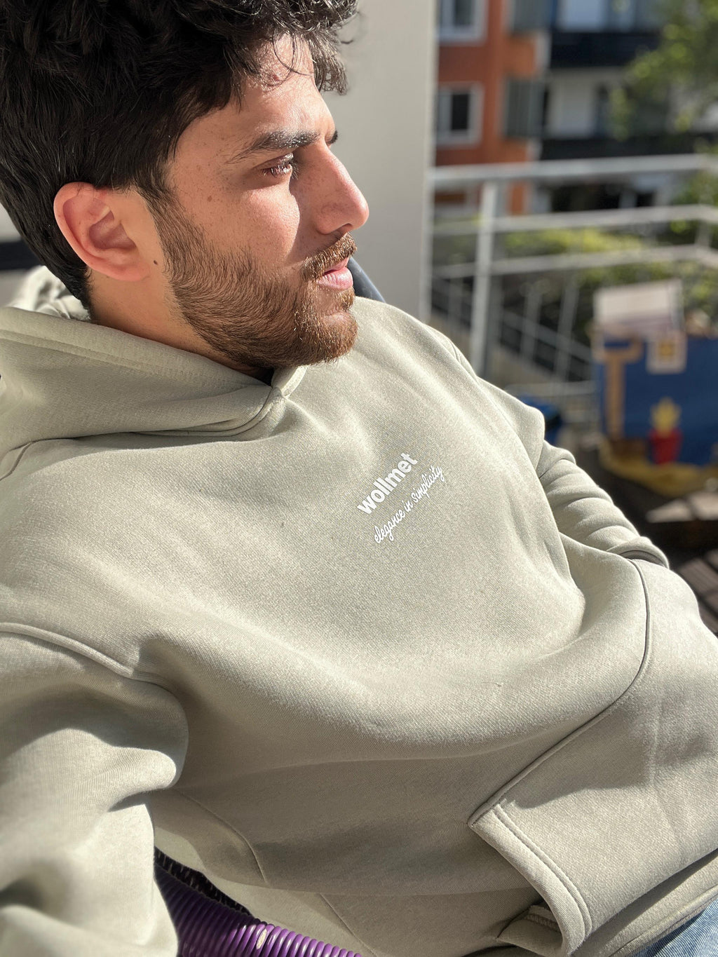 Light Mint Green Oversized Hoodie