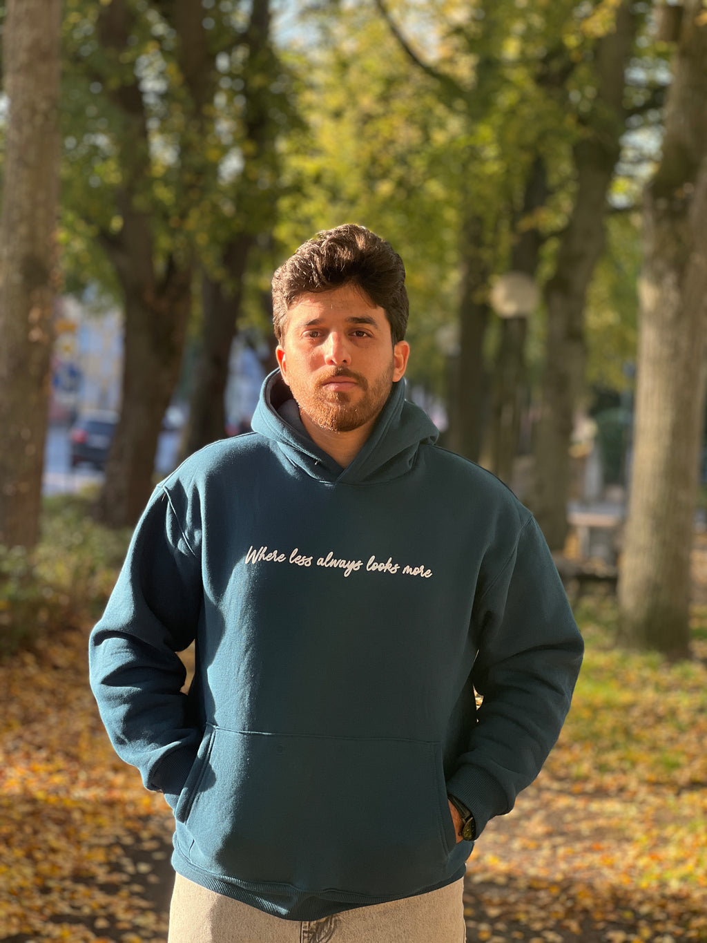 Navy Blue Oversized Hoodie